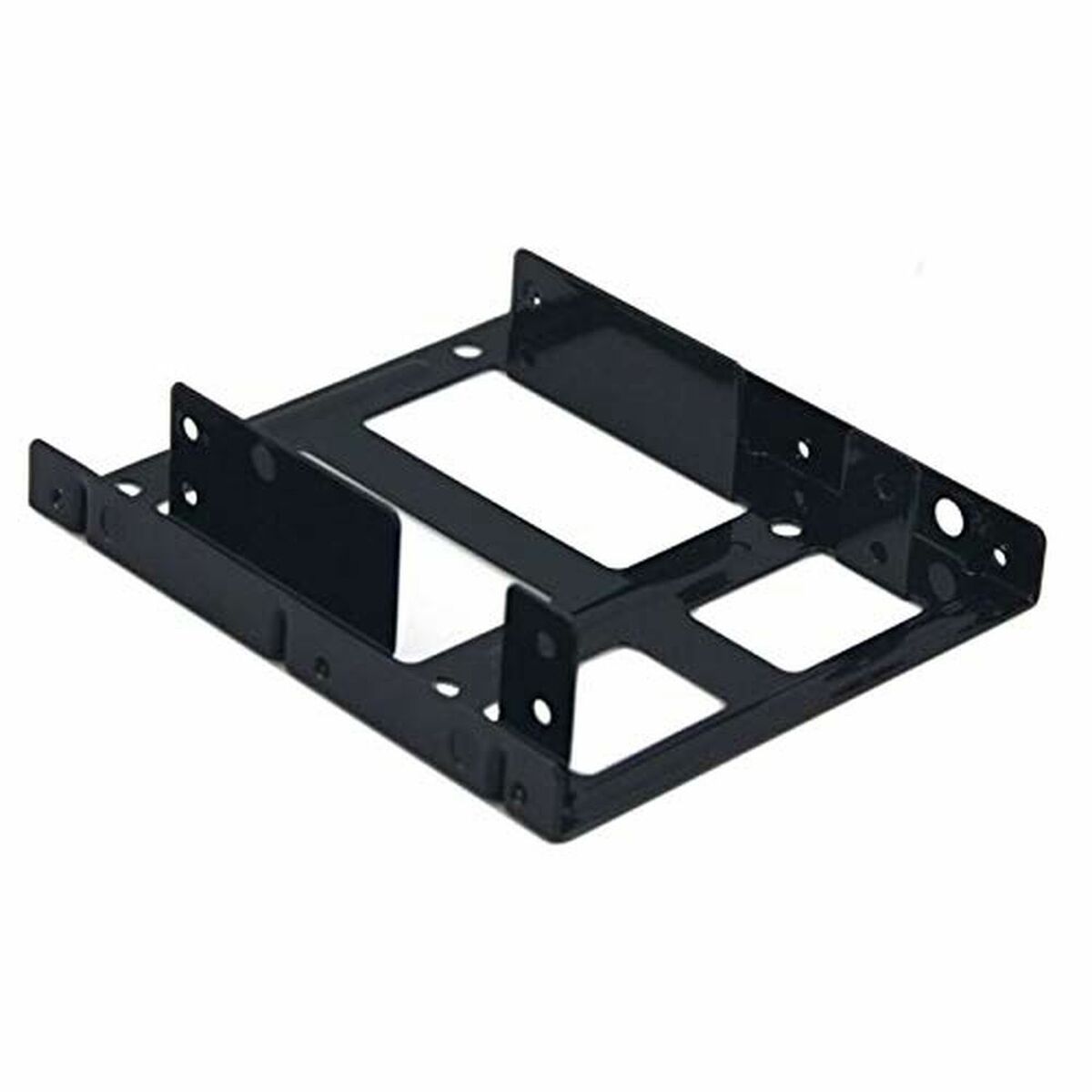 2,5\"–3,5\" kovalevyadapteri metallinen, musta - SSD/HDD kiinnike PC-asennukseen