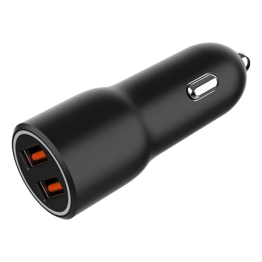 Autolaturi 2-porttinen USB, autoon puhelimille & tableteille, GEMBIRD TA-UC-A2QC36