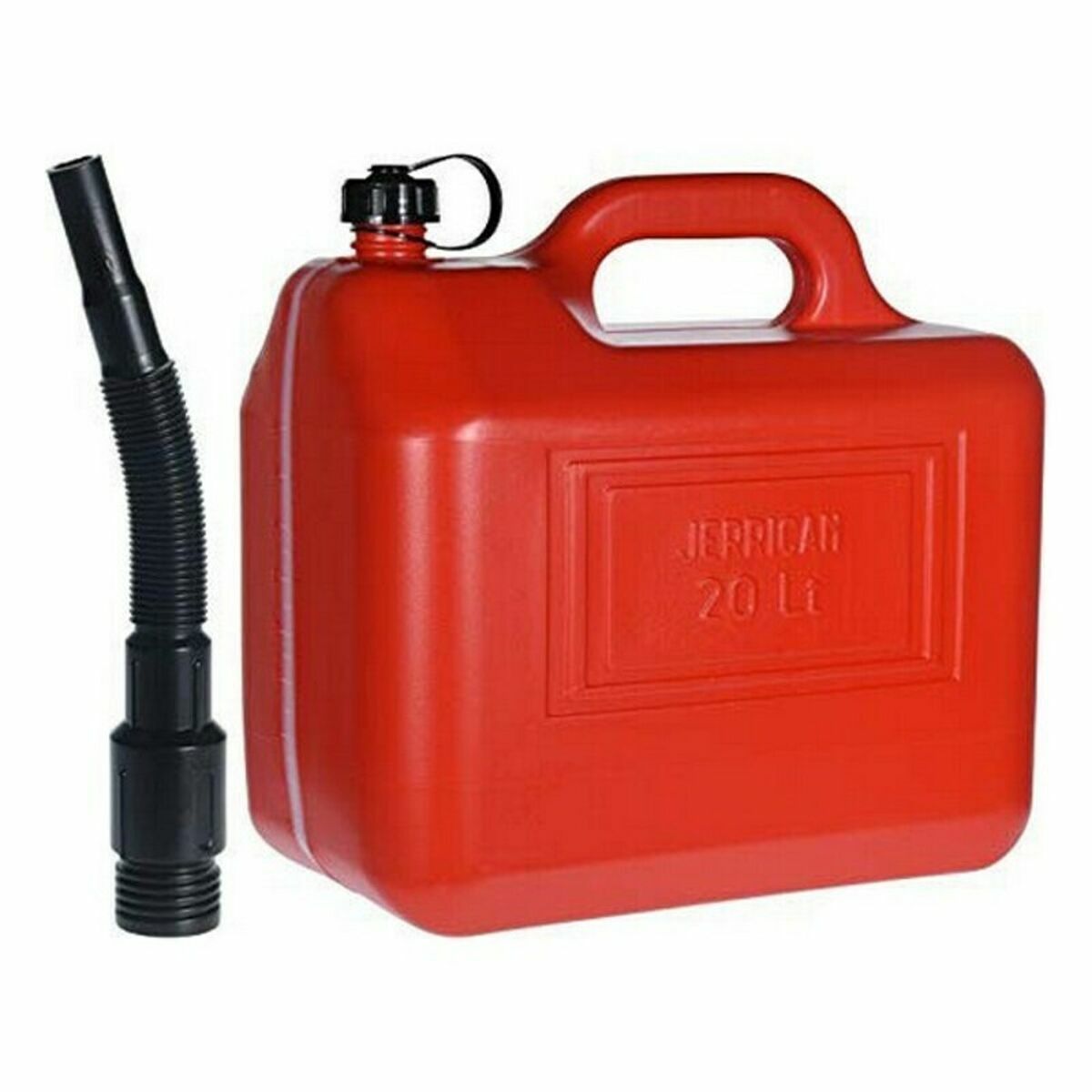 20 l polttoainesäiliö suppilolla, hyväksytty kanisteri, 37x38x22 cm, 3 kpl