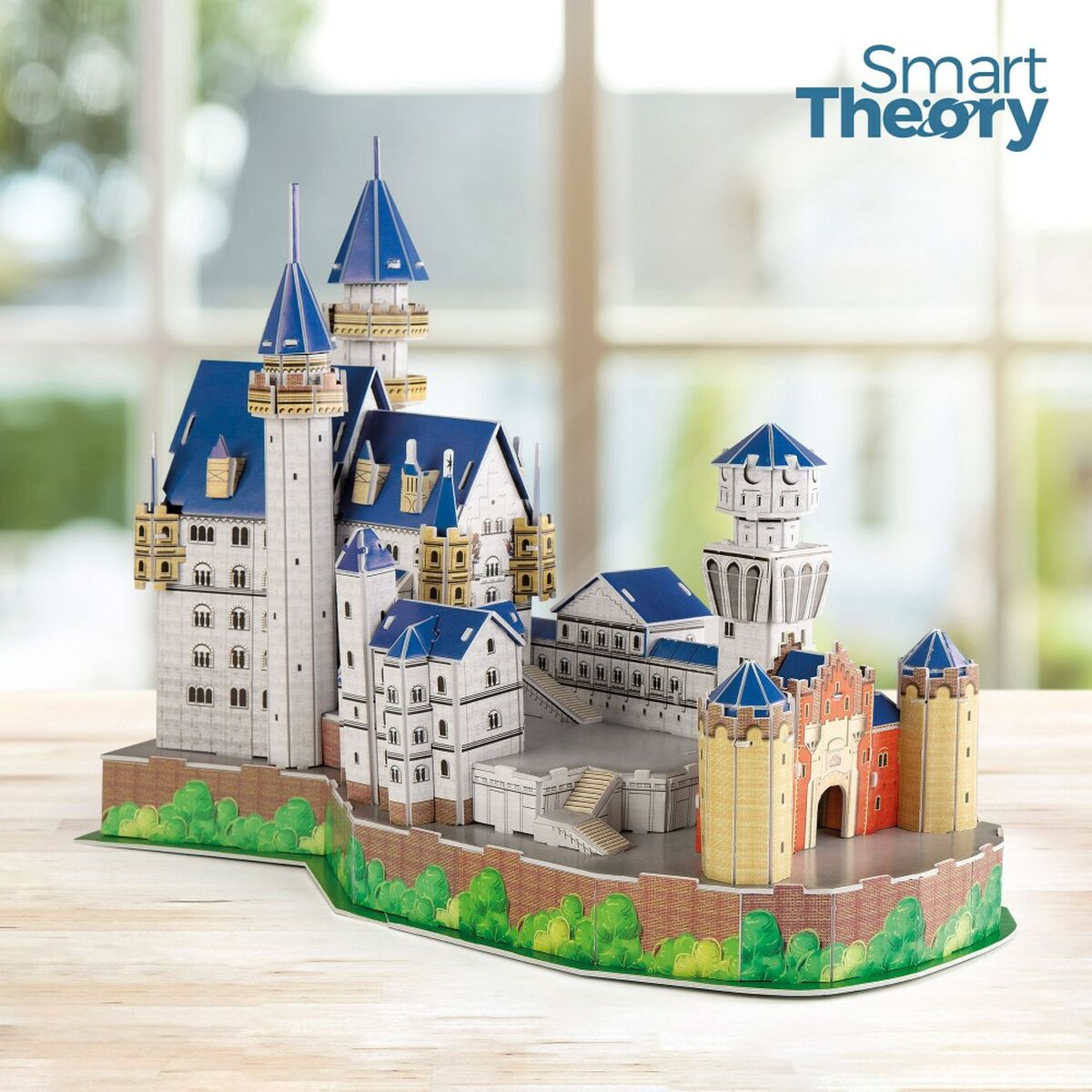 3D-palapeli Swan Castle, 95 palaa, palapeli-linna 43,5 x 33 x 18,5 cm, lapsille
