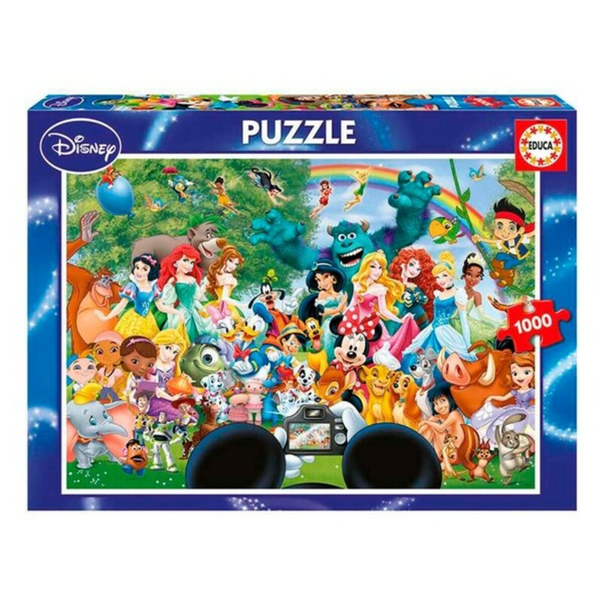 Palapeli 1000 palaa Disney-klassikot, 68 x 48 cm, perheelle & lahjaksi – lahja perheelle 1000 palaa – kuva 1