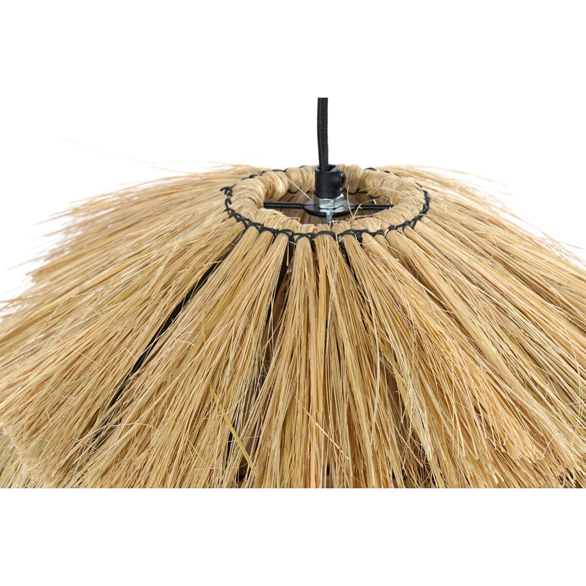 Kattovalaisin juutti 45 x 45 x 55 cm, E27-kanta 40 W, luonnonväri sisustukseen – boheemi sisustus luonnonmateriaali – kuva 4