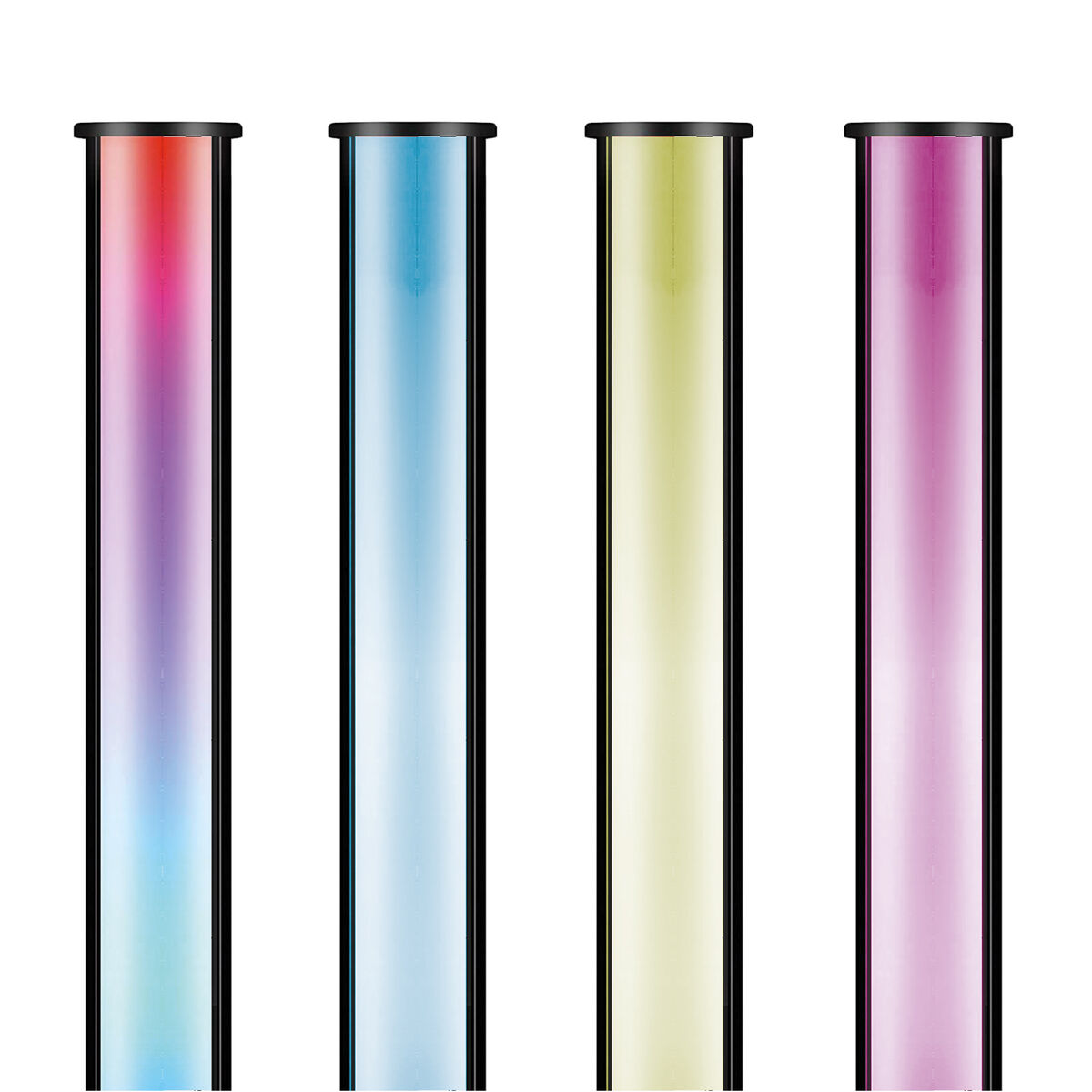 LED-lattialamppu RGB 12 W 140 cm, musta, EU-pistoke – tunnelmavalo sisäkäyttöön – Tunnelmavalo Sisustusvalo – kuva 17