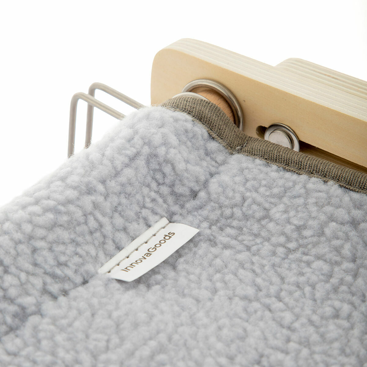 Kissan riippumatto säädettävä 20 kg, sänkyyn & ikkunalle, harmaa & beige – siirrettävä peti kissan riippumatto – kuva 5