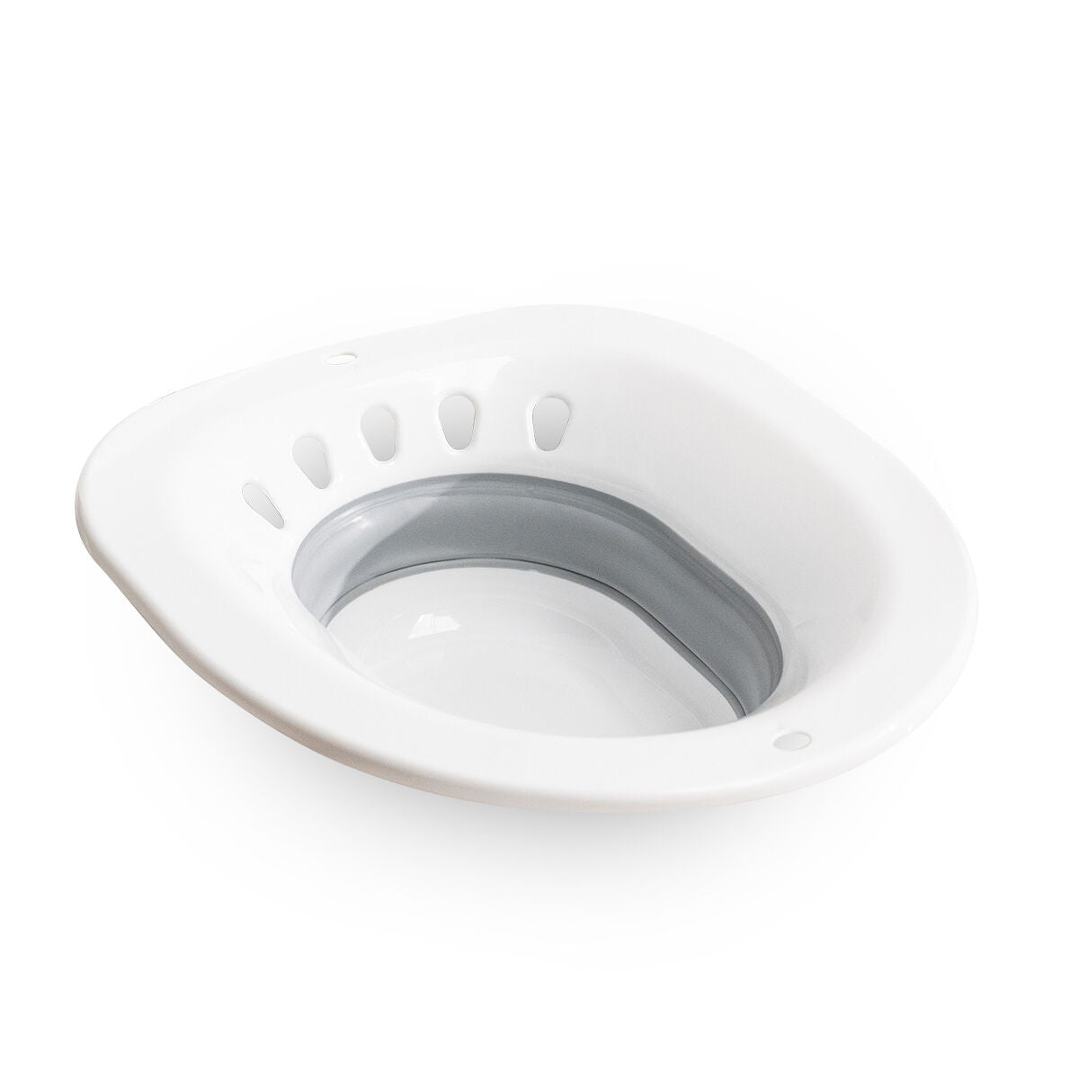 Istumakylpy wc-istuimeen, taitettava ja kannettava, 1,5 L, 140 kg, ergonominen – taitettava bidee-allas raskausajan apu – …