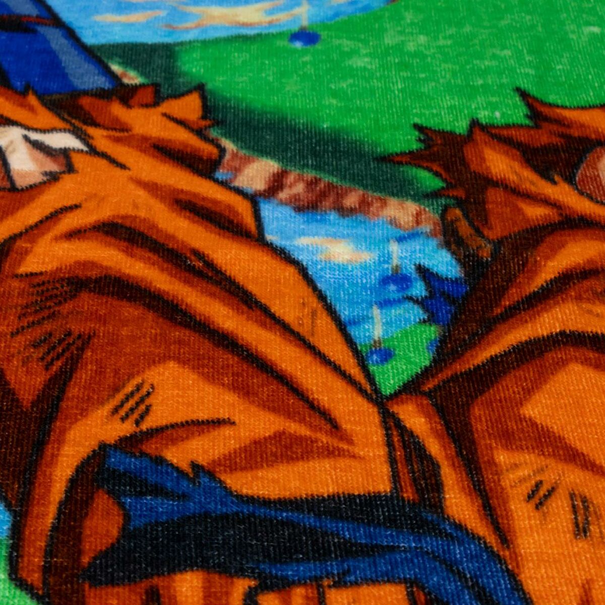 Dragon Ball pyyhe 70 x 140 cm, lasten monivärinen, 100% puuvillaa – lahja lapselle pehmeä pyyhe – kuva 4