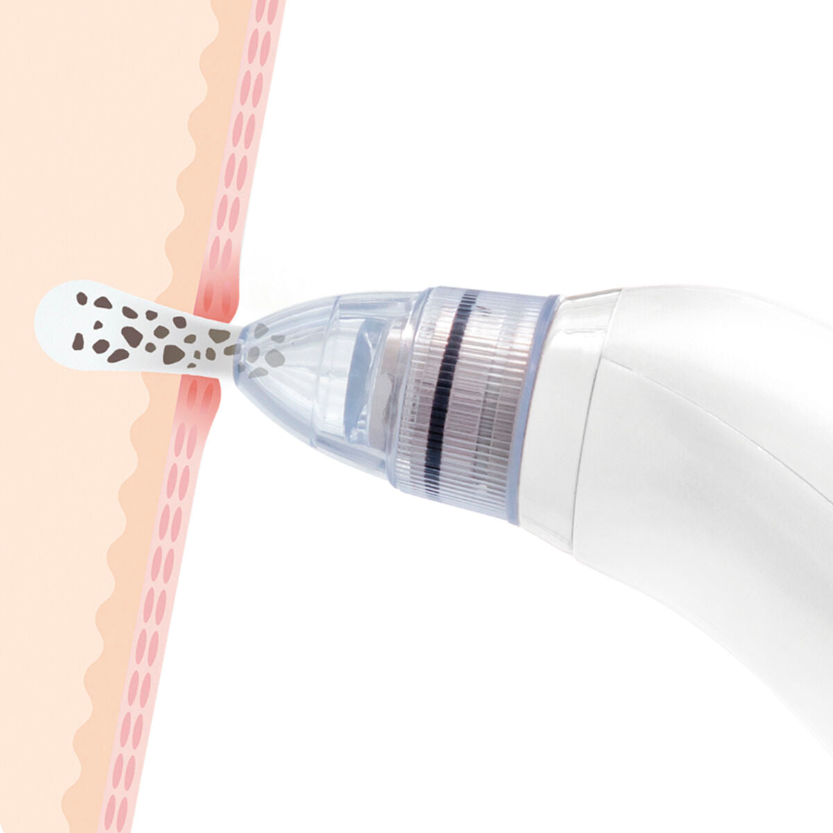 Mustapääimuri paristokäyttöinen, 4 vaihtopäätä, syväpuhdistus kasvoille – kasvohoito matkakokoinen – kuva 9