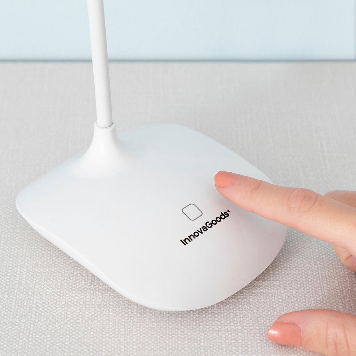 Ladattava led-pöytälamppu, kosketusohjaus ja 3 kirkkaustasoa, powerbank – kosketusohjaus taipuisa varsi – kuva 7