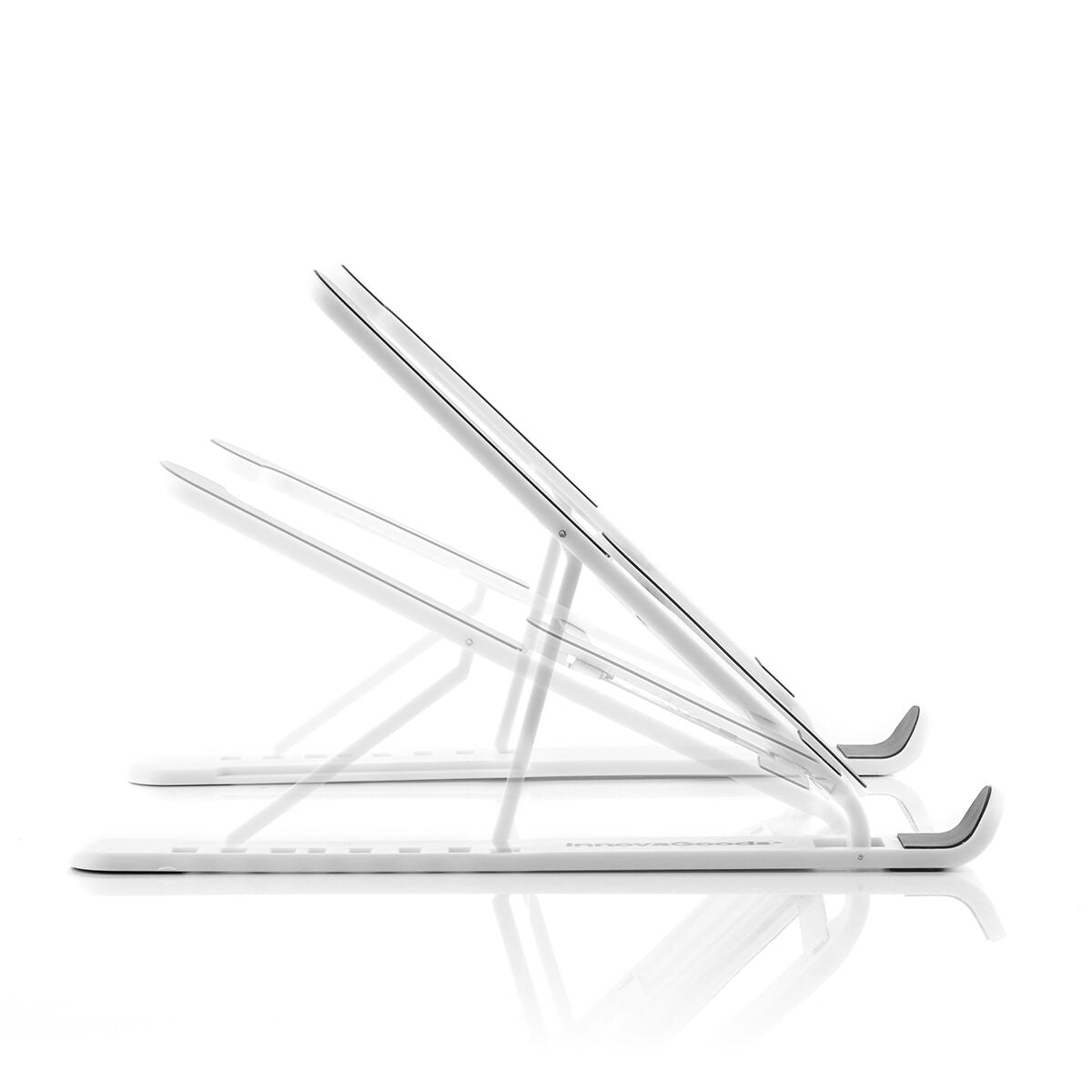 Läppäriteline säädettävä & taitettava 10–17" ergonominen moniasento, kantopussi – matkalle kotitoimisto – kuva 5