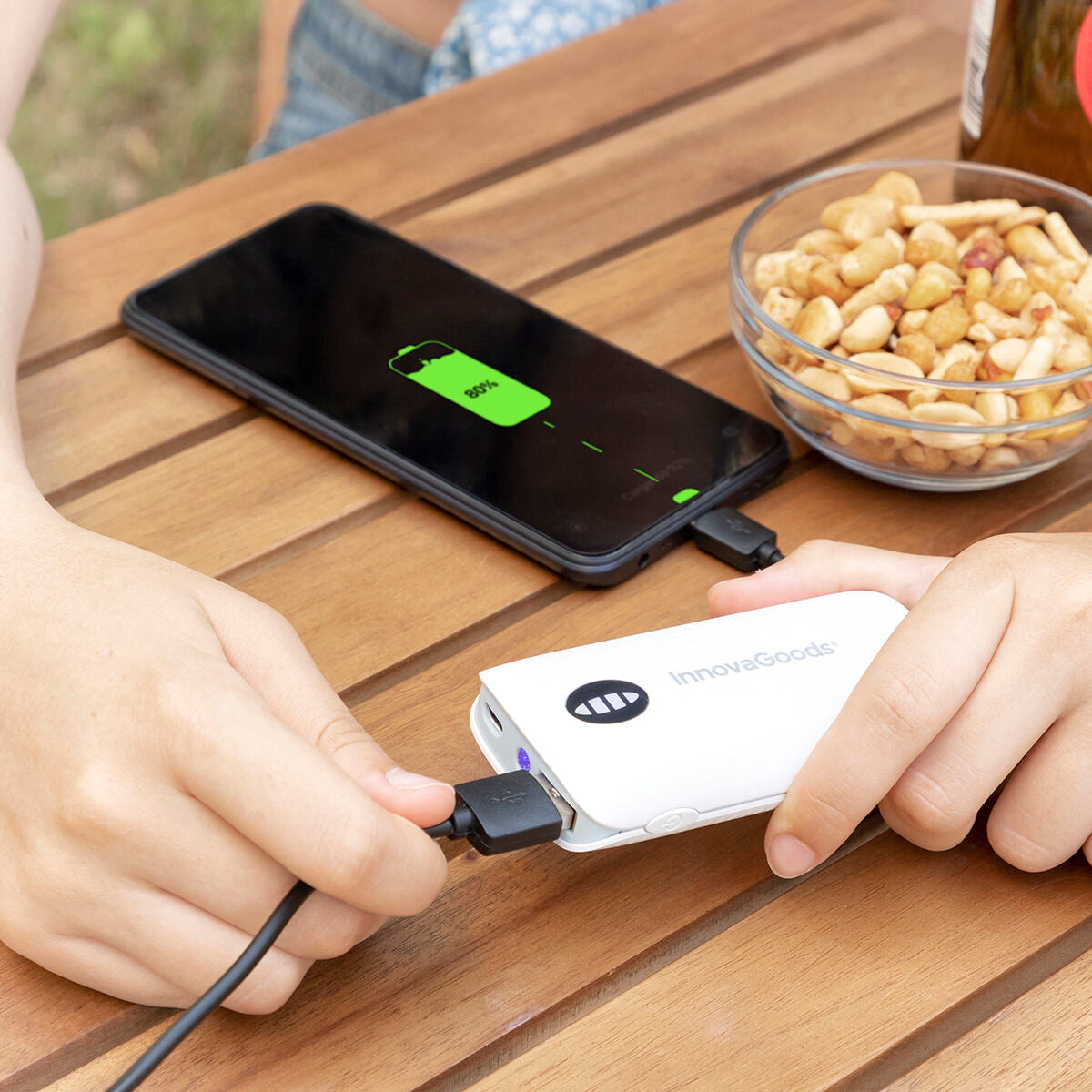 Lämpö- ja hierontavyö alaselälle, ladattava 2000 mAh, 3 lämpötilaa & 3 tehoa – USB-ladattava ohuen vaatteen päällä – kuva 6
