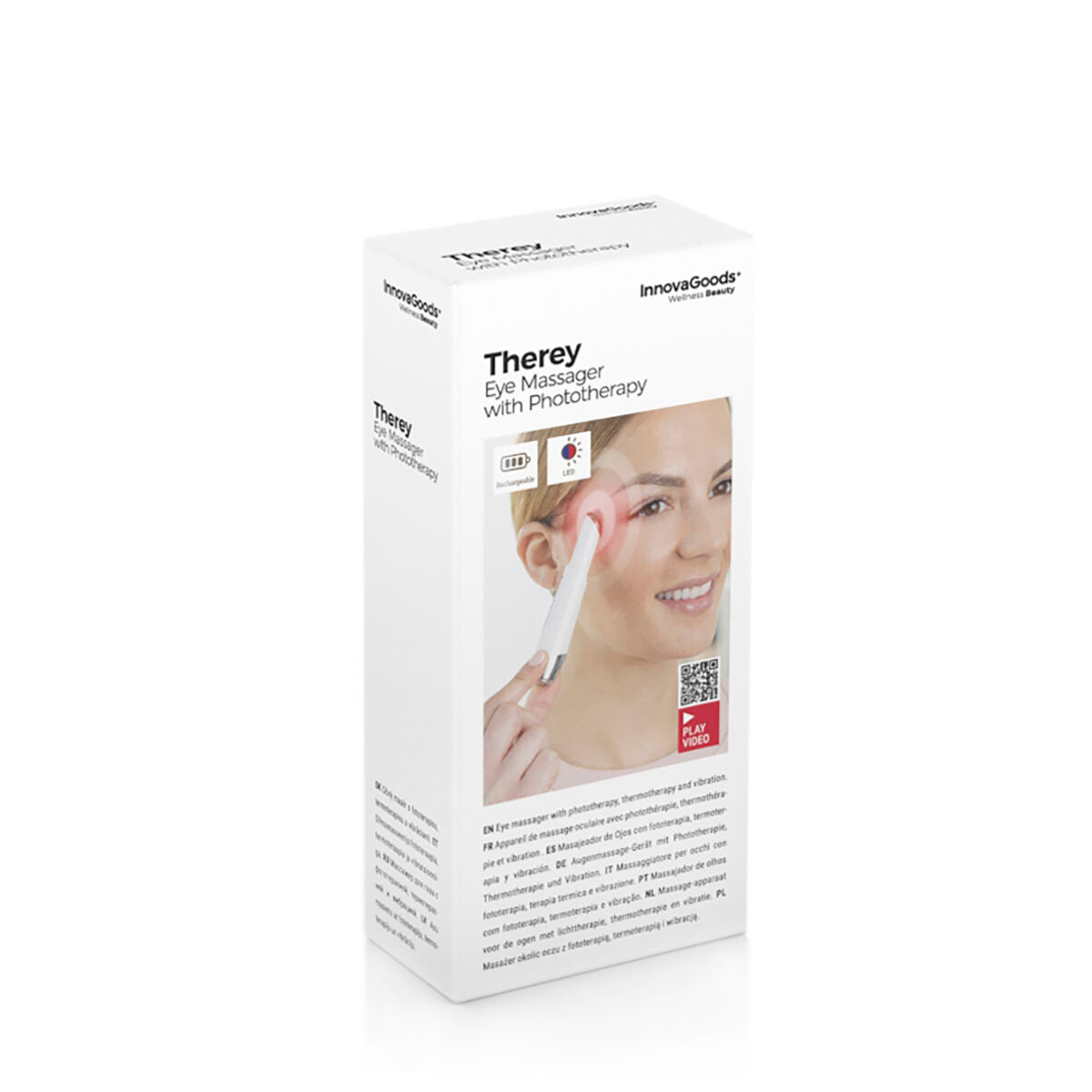 Silmänympäryshierontalaite LED-valoilla, lämpö & värinä, ladattava – silmänympäryslaite LED-valohoito – kuva 4