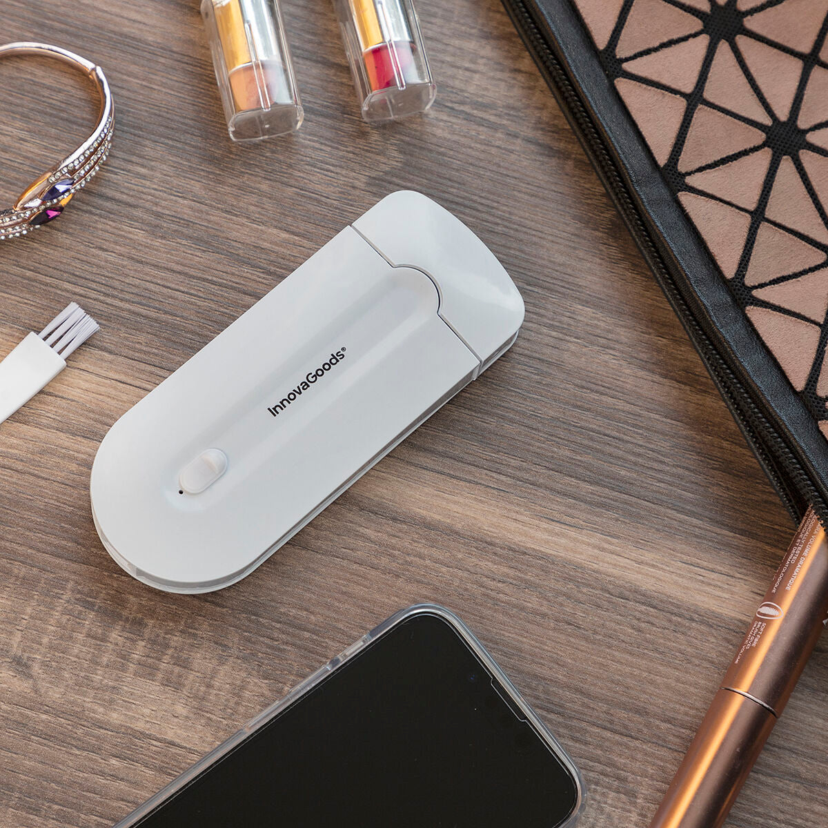 Ladattava mini karvanpoistaja LED-valolla naisille, kotiin & matkalle – herkälle iholle bikini-alueen karvanpoisto – kuva 2