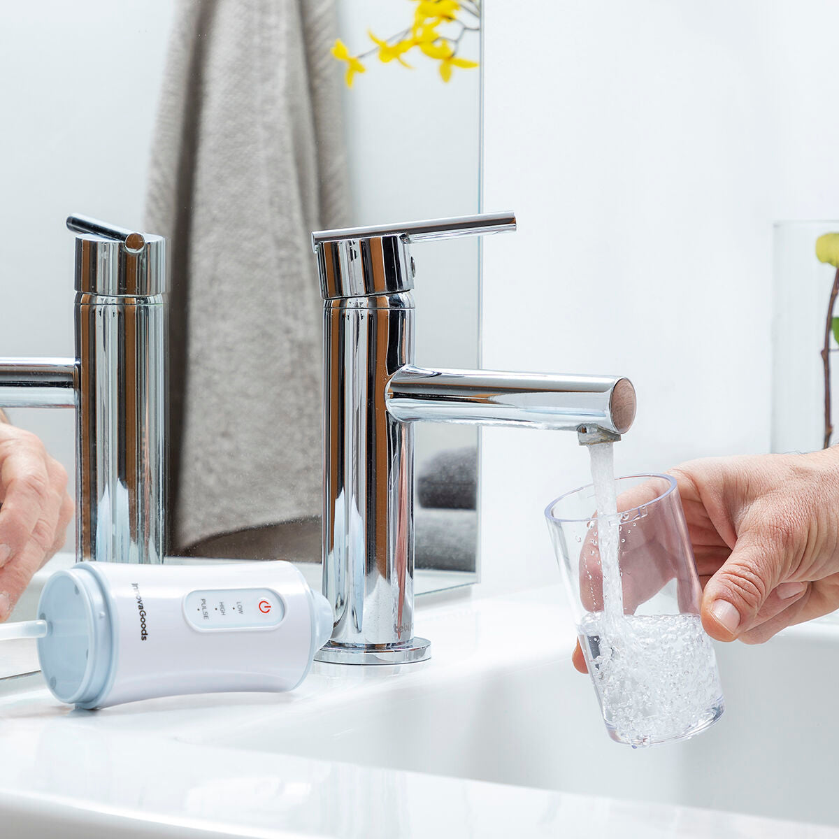 Suusuihku hiljainen kannettava, USB-ladattava 220 ml, IPX6, 3 tilaa & 4 suutinta – lahja naiselle IPX6 vesitiivis – kuva 2