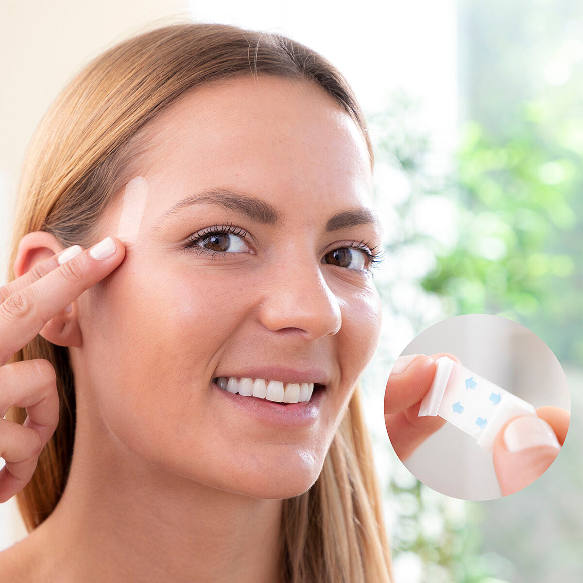 Kasvojen kohotusteipit läpinäkyvät, ultraohut 40 kpl - huomaamaton kohotus – ihoystävällinen häämeikki – kuva 11