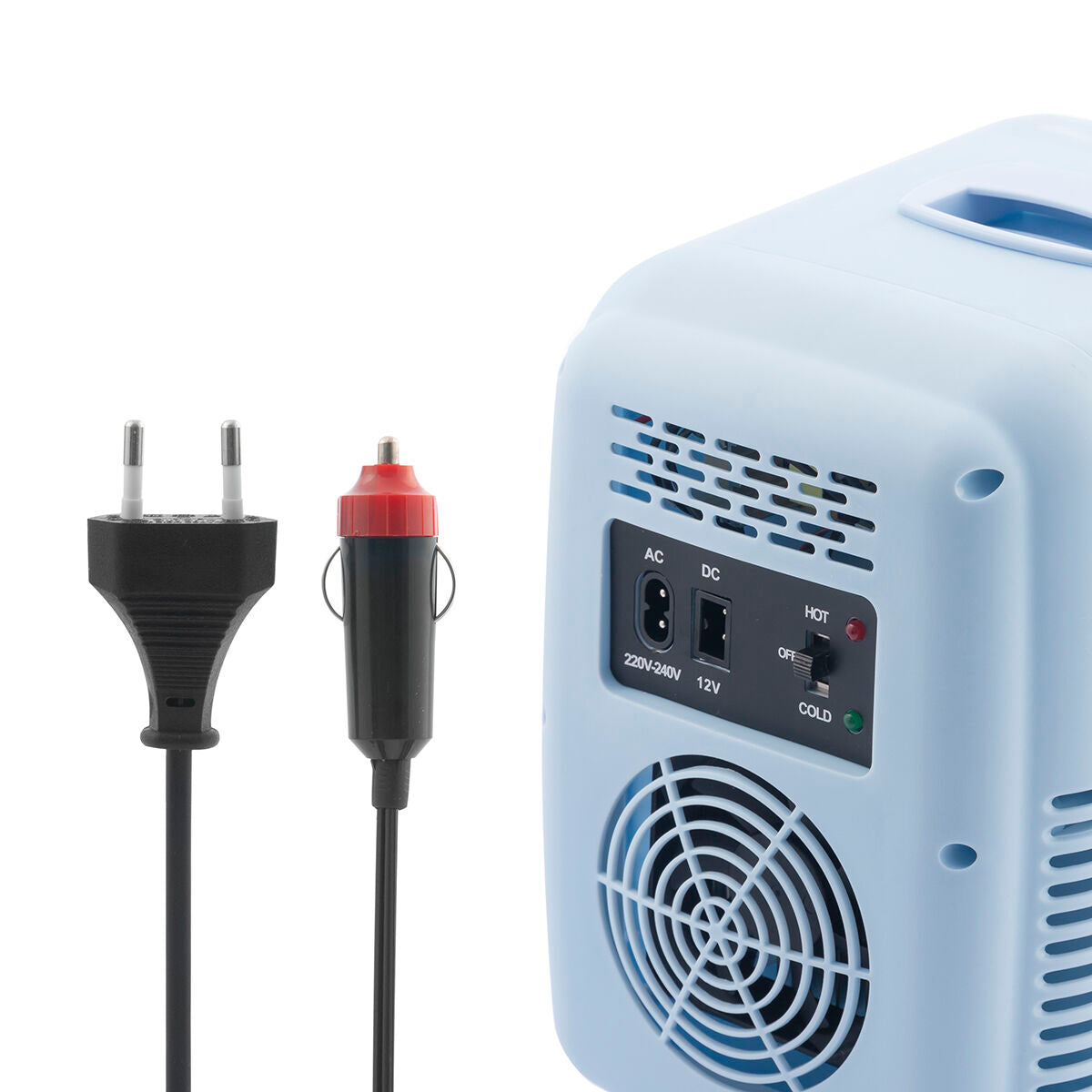 Kosmetiikka jääkaappi 4 L, kylmä & lämpö, 12V/230V, kompakti pöydälle & matkalle – meikkijääkaappi kauneustuotteiden säily…