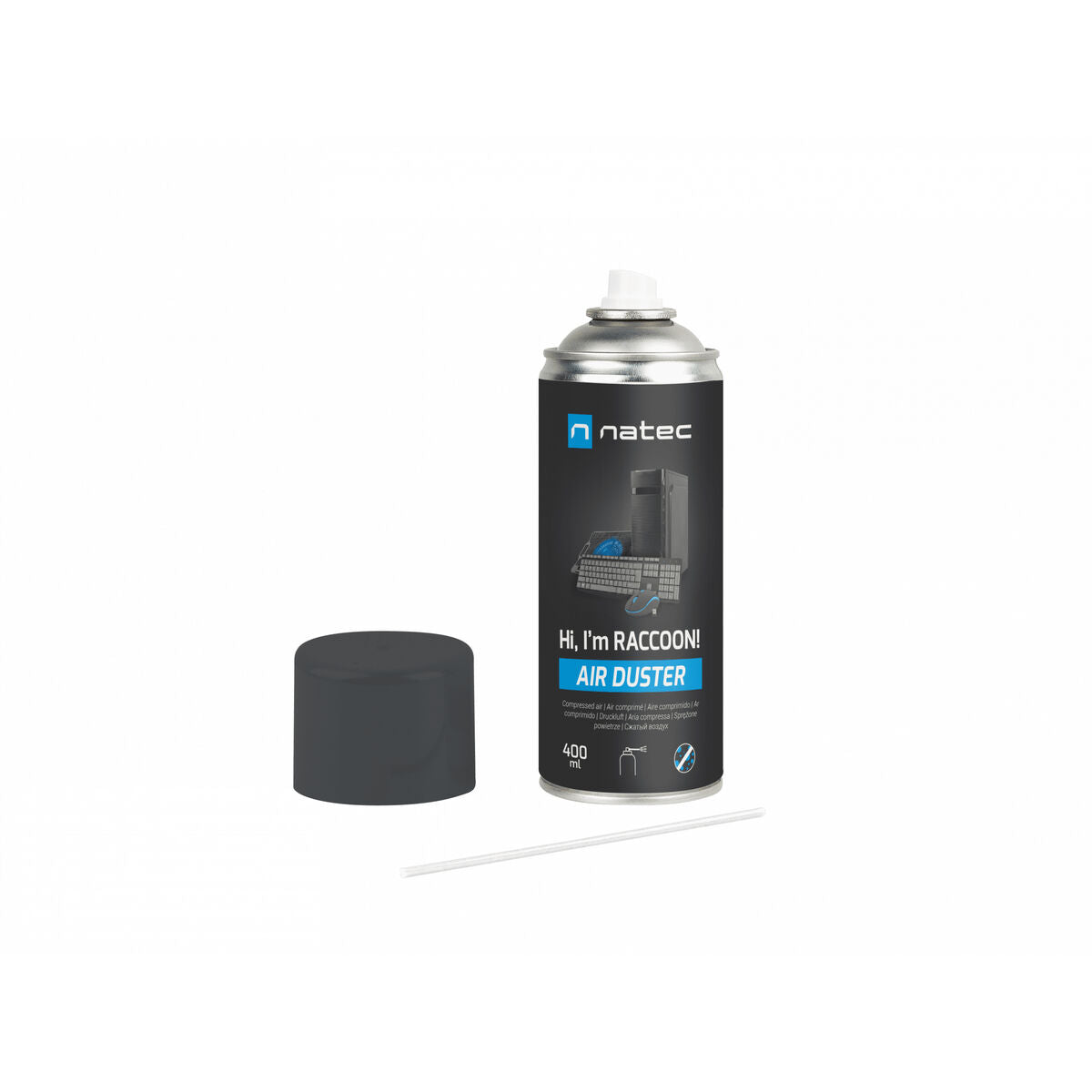 Air duster 400 ml, paineilma elektroniikalle & tietokoneiden puhdistukseen