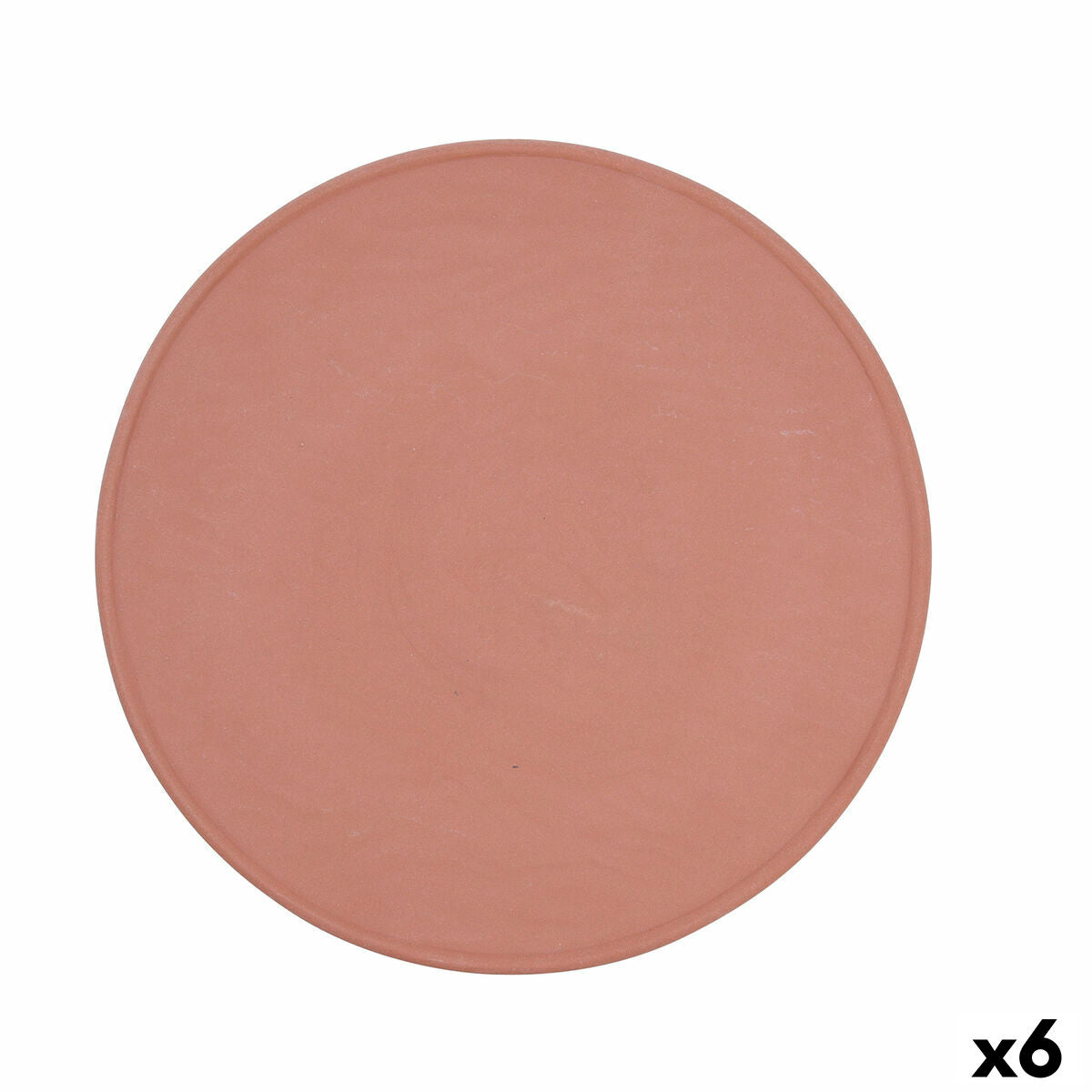 Aluslautanen 33 cm, terrakotta keramiikka - mikroaaltouunikestävä, 6 kpl