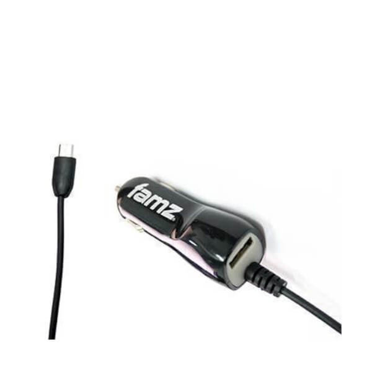 Autolaturi micro USB, musta, micro-USB-kaapeli autoon mobiililaitteille