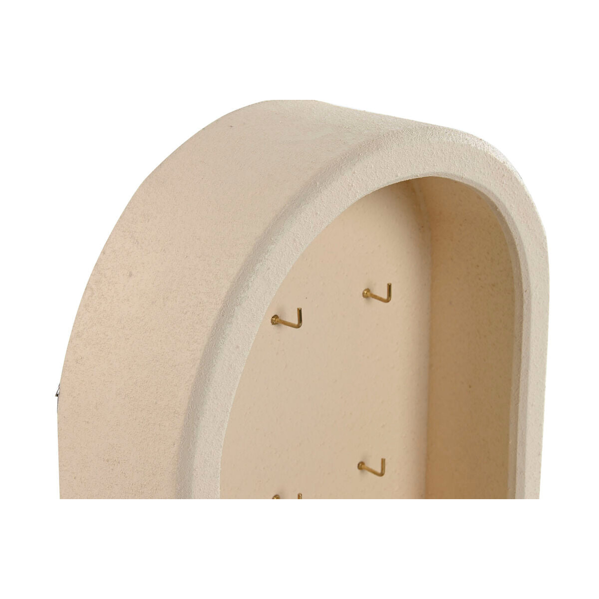 Avainnaulakko beige, avainten säilytys, MDF/metalli, 20,5 x 8,5 x 27,5 cm