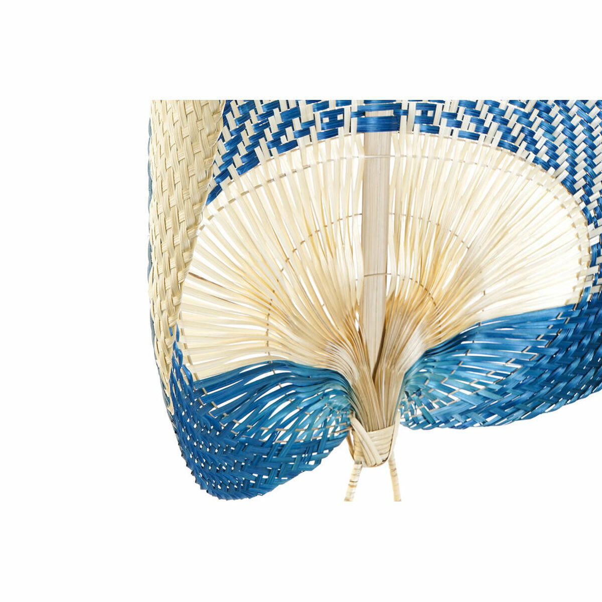 Bambu seinäkoriste 70 x 5 x 75 cm, käsinpunottu moniväri & seinään ripustettava