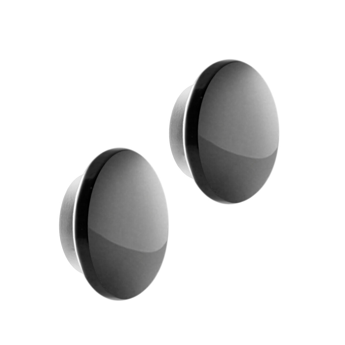 Biomagneettiset laihdutuskorvakorut akupainanta magneeteilla, musta 1×0,5×1 cm