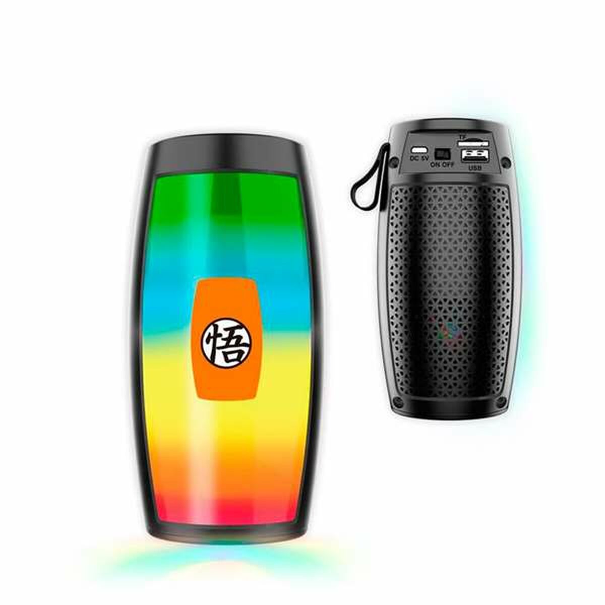 Bluetooth-kaiutin LED-valolla, Dragon Ball -kuvio, kannettava, lapsille MB6600