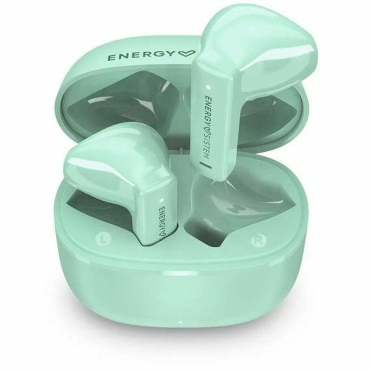 Bluetooth-kuulokkeet in-ear, langattomat, USB-C & mikrofoni, mintunvihreä