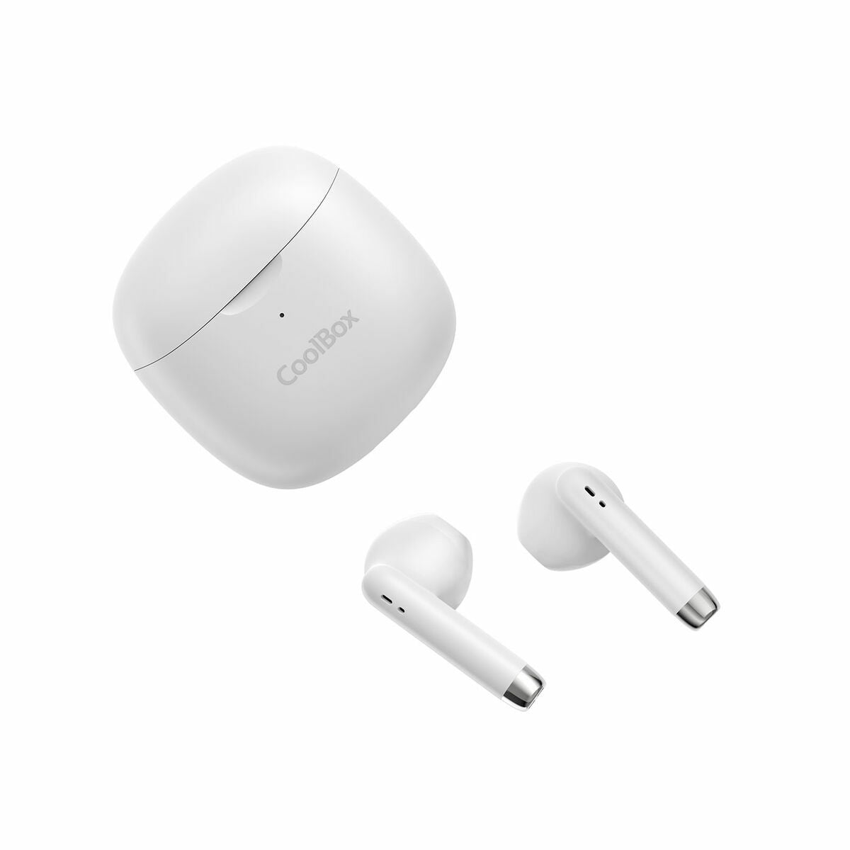 Bluetooth-kuulokkeet TWS, langattomat nappikuulokkeet 5 h akku, valkoinen