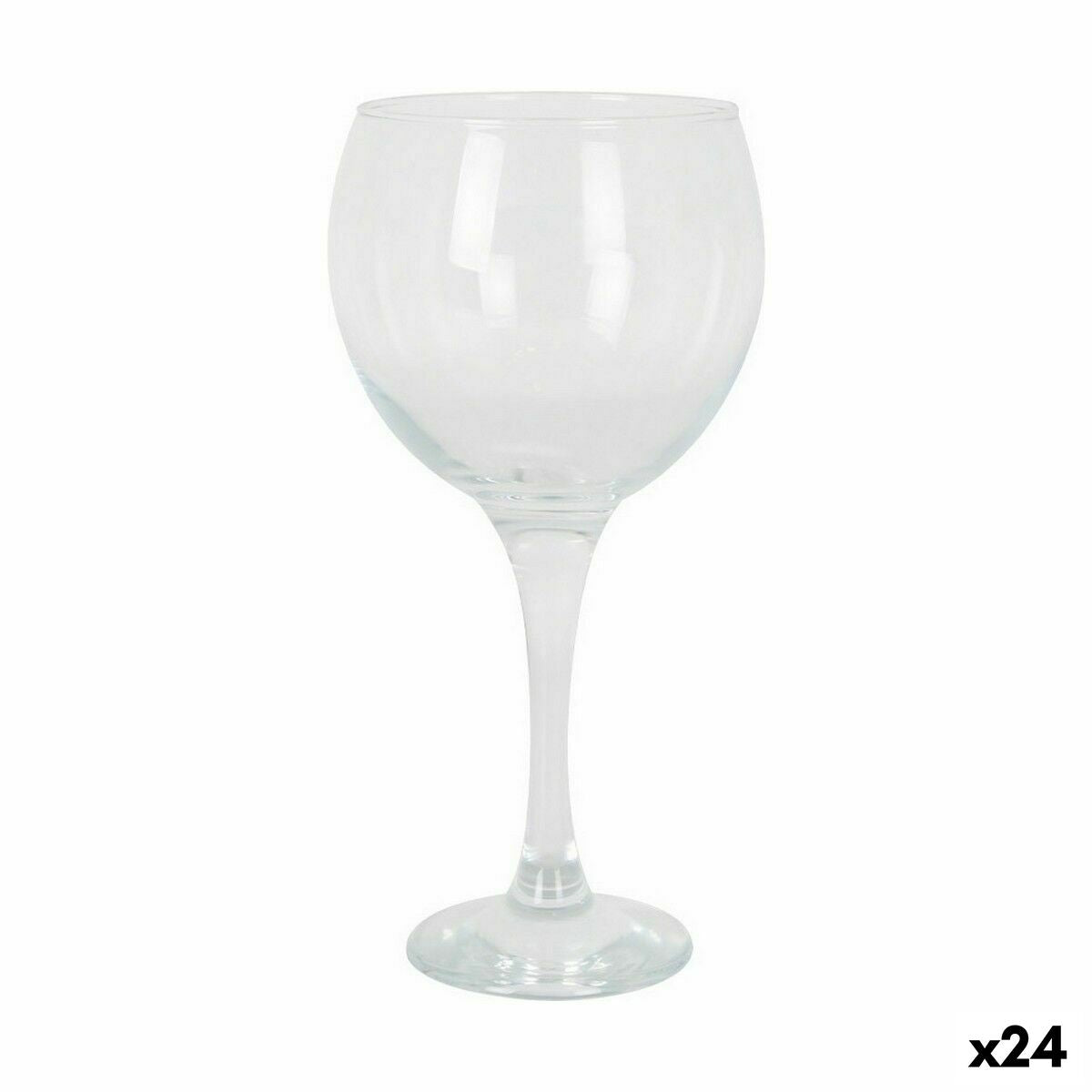 Cocktail-lasi 645 ml, 24 kpl - pyöreä malja juhliin & tarjoiluun, kirkas pinta