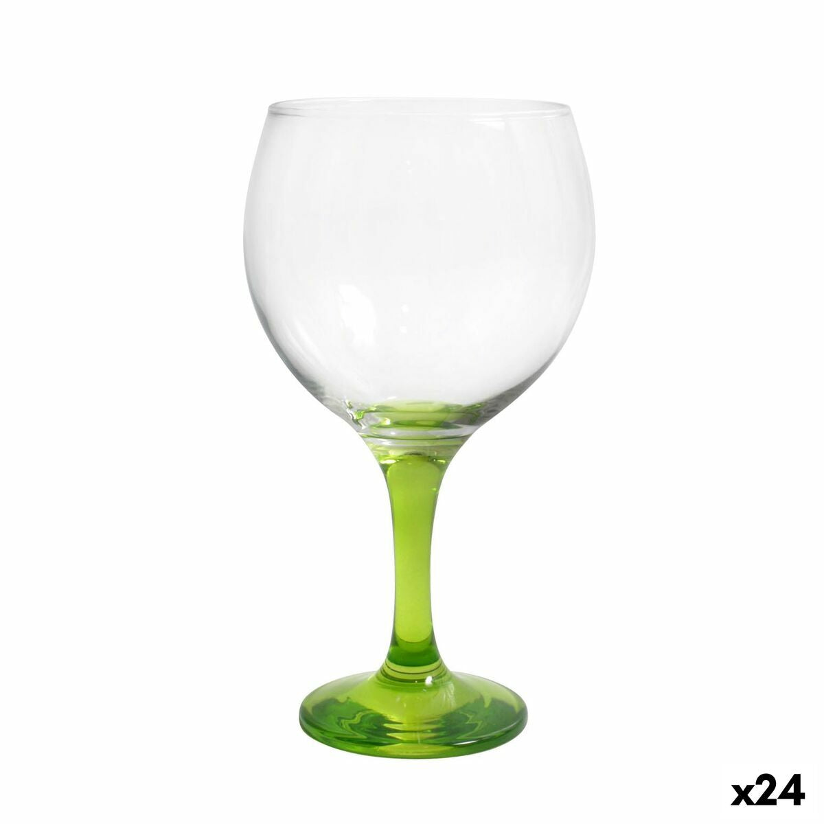 Cocktail-lasi 645 ml vihreä jalallinen, 24 kpl juhliin ø 9,35 x 20 cm LAV