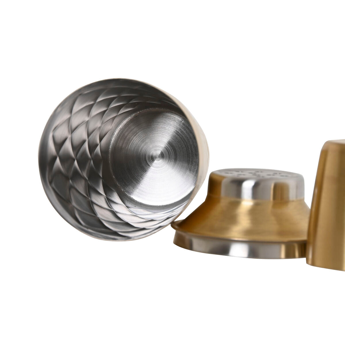 Cocktail-sekoitin kullanvärinen ruostumaton teräs 9,5 x 9,5 x 22 cm kotibaariin