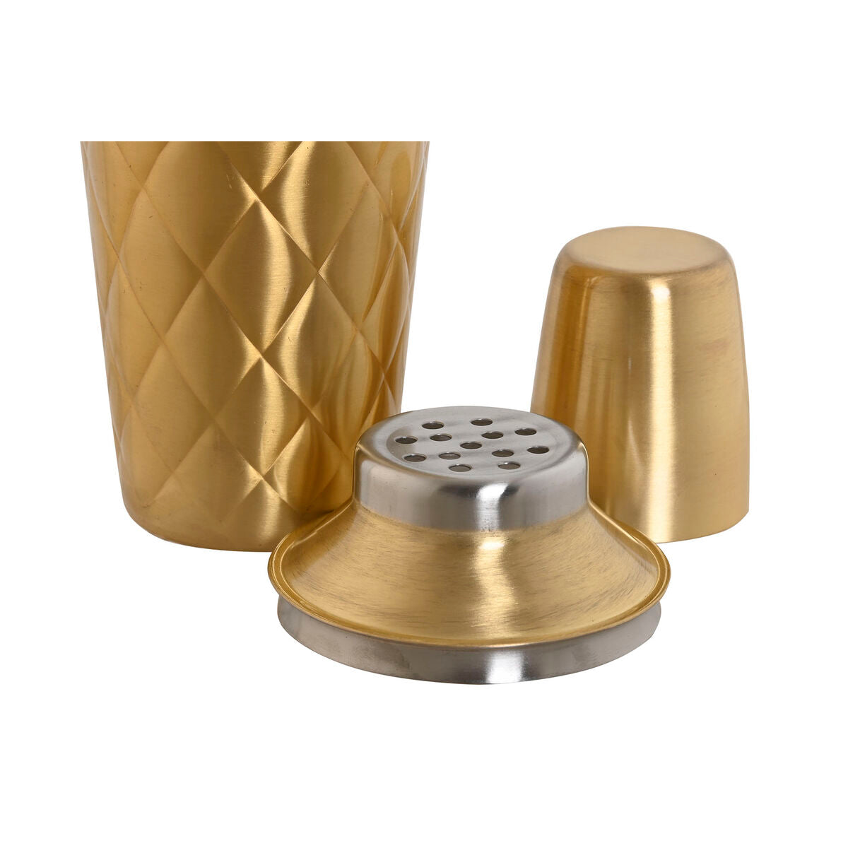 Cocktail-sekoitin kullanvärinen ruostumaton teräs 9,5 x 9,5 x 22 cm kotibaariin