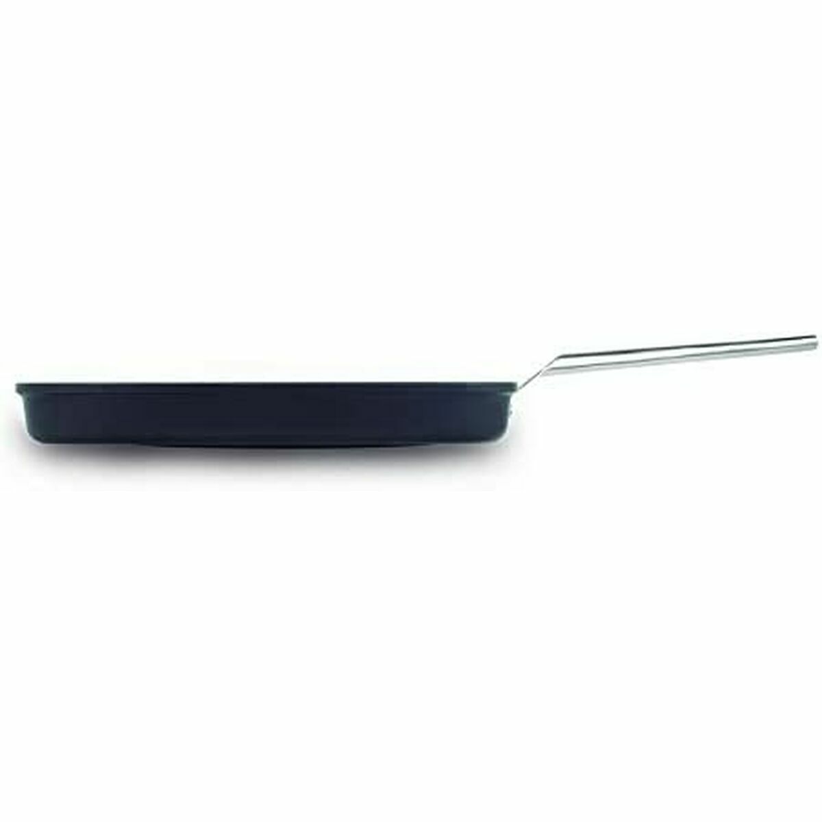 Grillipannu 28 cm induktioon - alumiininen neliö 28×28 cm, tarttumaton, musta