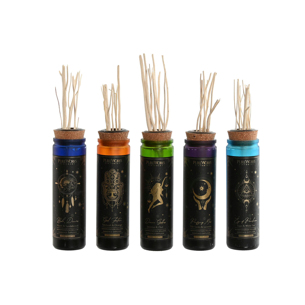 Huonetuoksu 100 ml, 6 kpl - tuoksutikku lasipullossa, kotikäyttöön