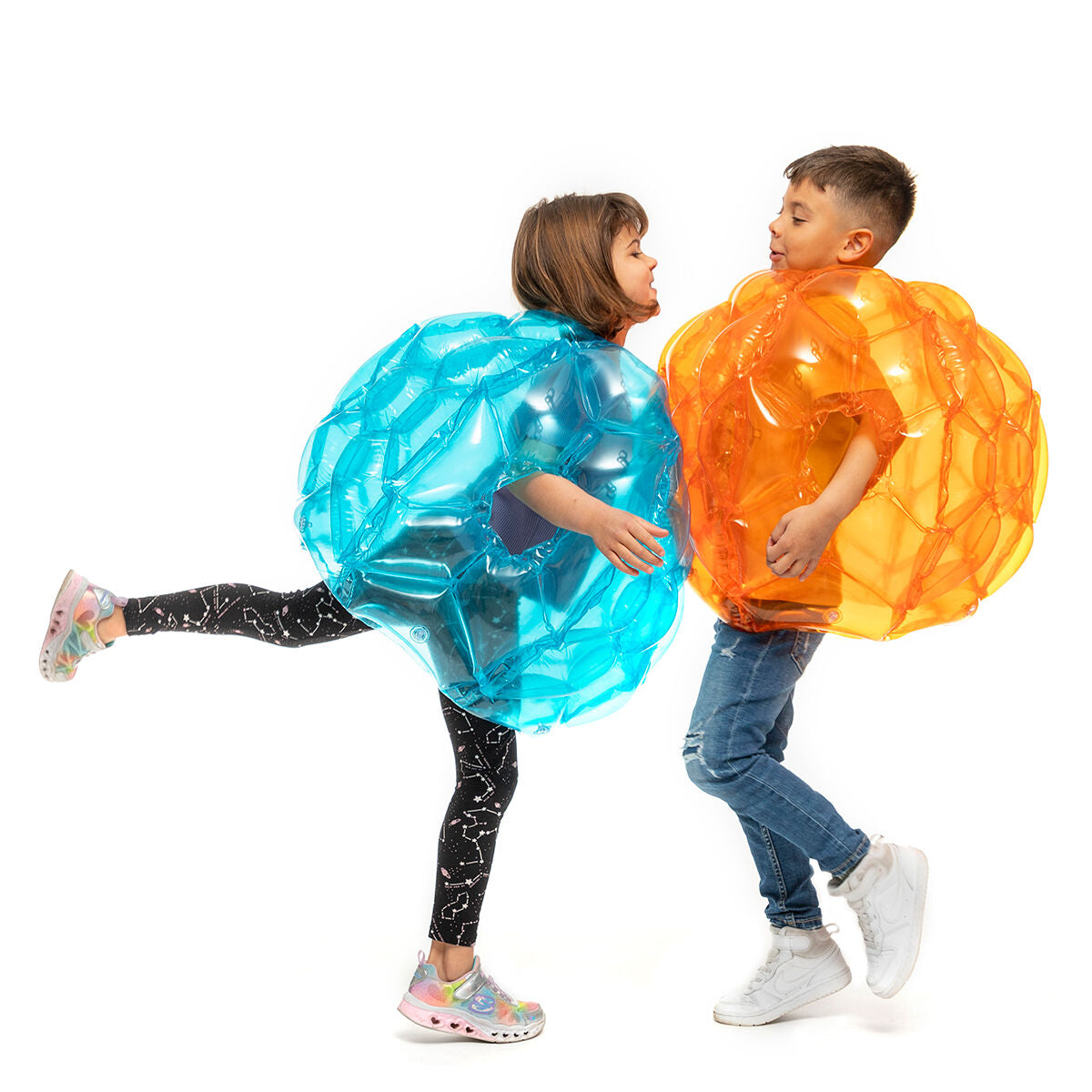 Ilmatäytteinen kuplapallo 2 kpl Ø62 cm, suojaava - lapsille & aikuisille