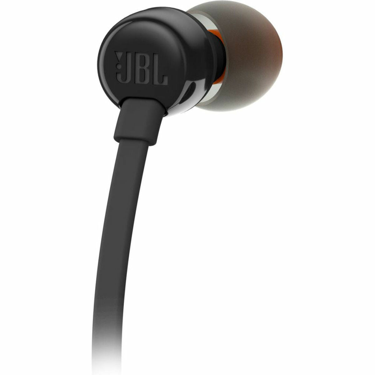 In-ear-kuulokkeet 3,5 mm, mikrofoni, mustat, syvä basso, varatyynyt - JBL T110