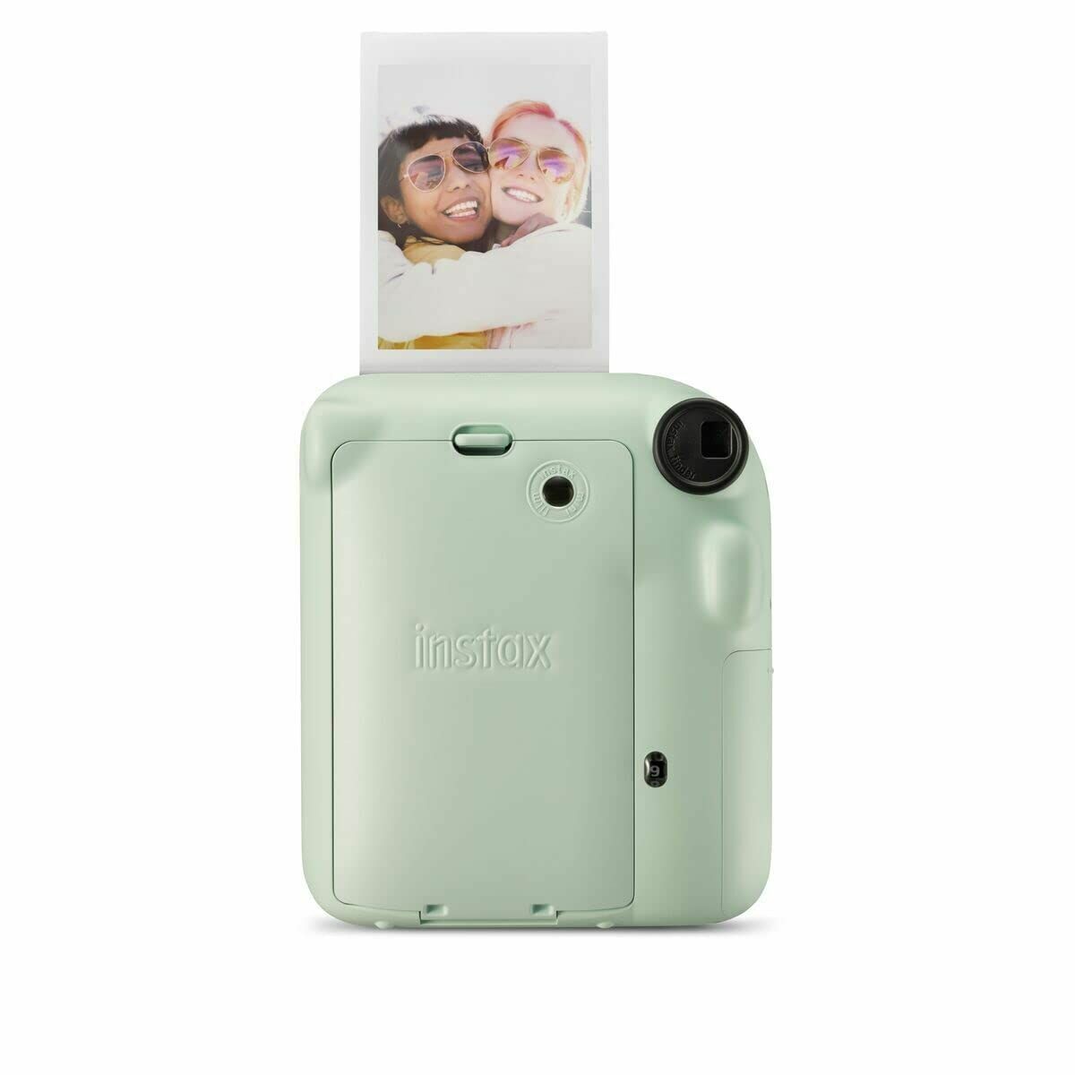 Instax Mini 12 pikakamera, vaaleanvihreä, paristokäyttö, sis. ranneke, taskuun