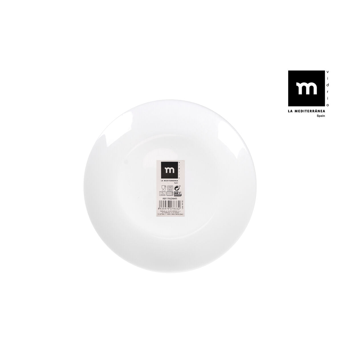 Jälkiruokalautanen opal ø18 cm, 48 kpl, syvä coup-malli kahvilaan & kotiin
