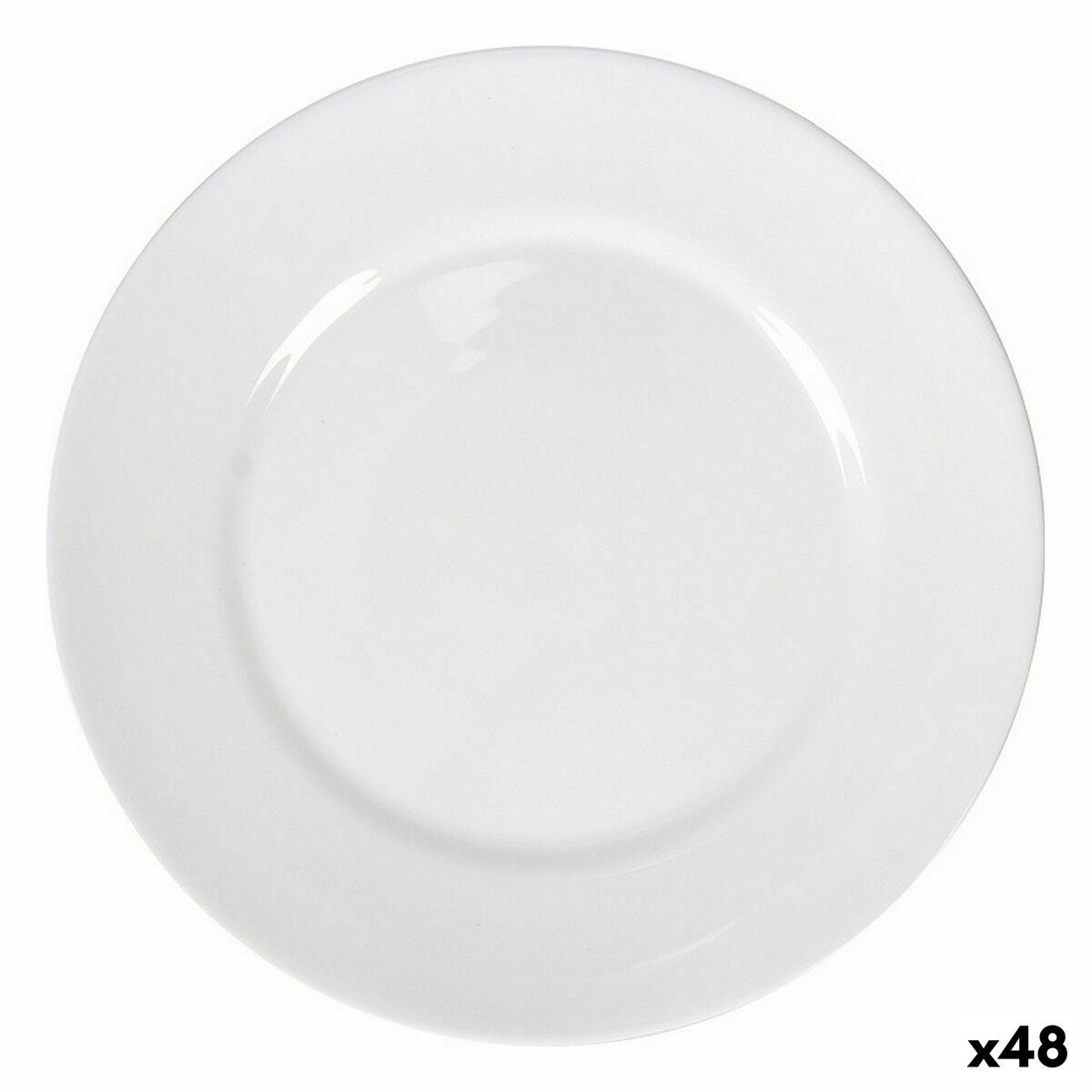 Jälkiruokalautanen 19,3 cm, 48 kpl - valkoinen tarjoilulautanen keittiöön
