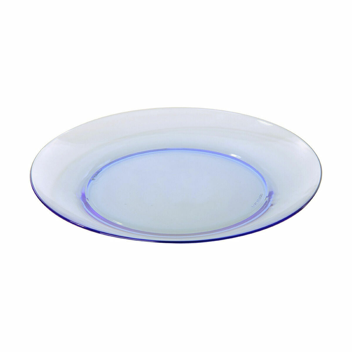 Jälkiruokalautanen 19 cm sininen lasi, 24 kpl - Duralex kahvila & tarjoilu