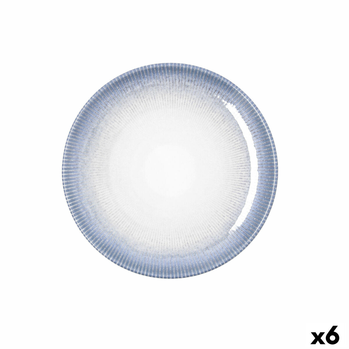 Jälkiruokalautanen, pesukone- & mikroaaltokestävä, Ø21 cm 6 kpl valkoinen