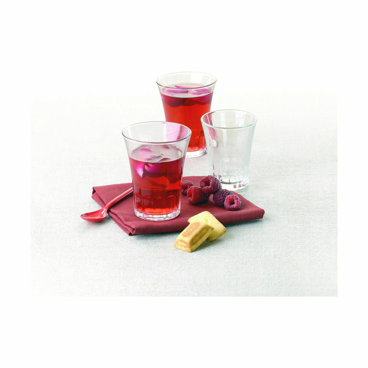 Juomalasit 170 ml, 4 kpl lasisetti läpinäkyvä - Amalfi-tyyli, 12 kpl Duralex
