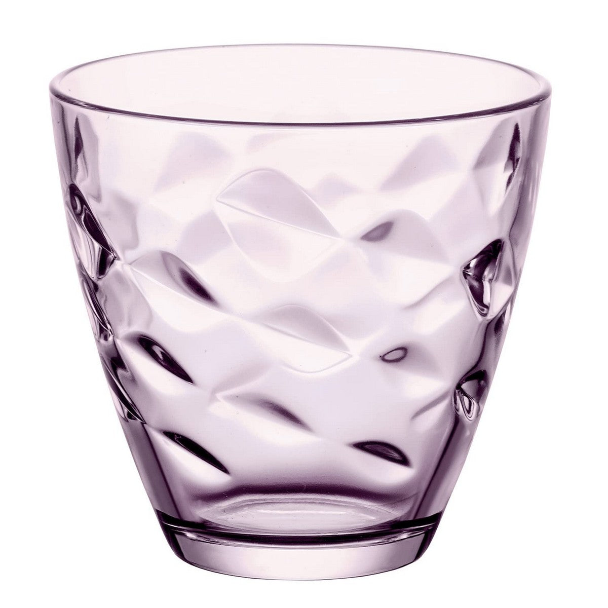 Juomalasit 260 ml 6 kpl, pinkki - Flora-kuvioitu, astianpesukoneeseen sopiva