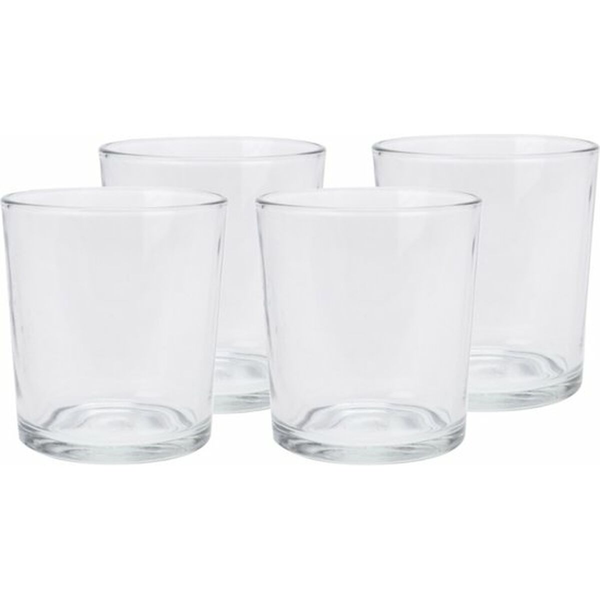 Juomalasit 280 ml, 4 kpl - läpinäkyvät kristallilasit keittiöön ja juhlaan