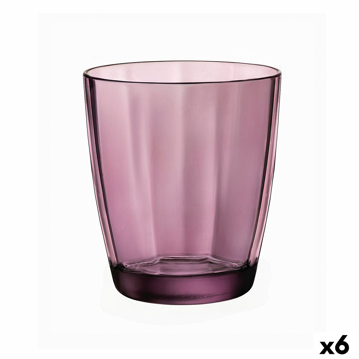 Juomalasit 390 ml, tiskikoneenkestävä purppura 6 kpl Pulsar arjen kattaukseen