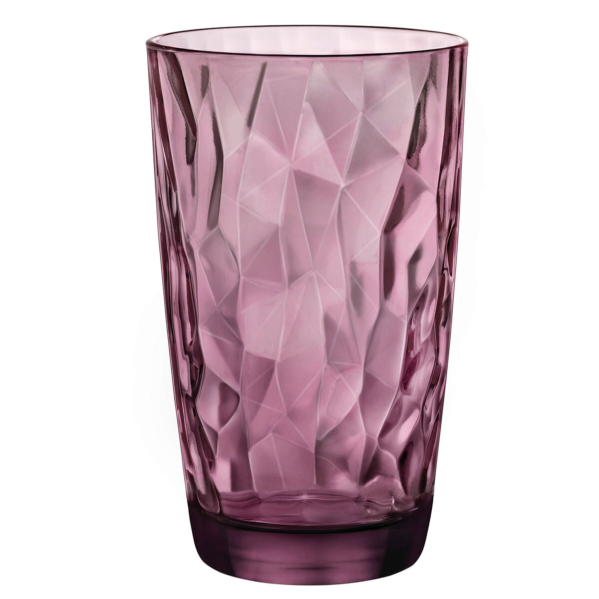 Juomalasit 470 ml, 6 kpl, timanttipintainen purppura, konepesun kestävä