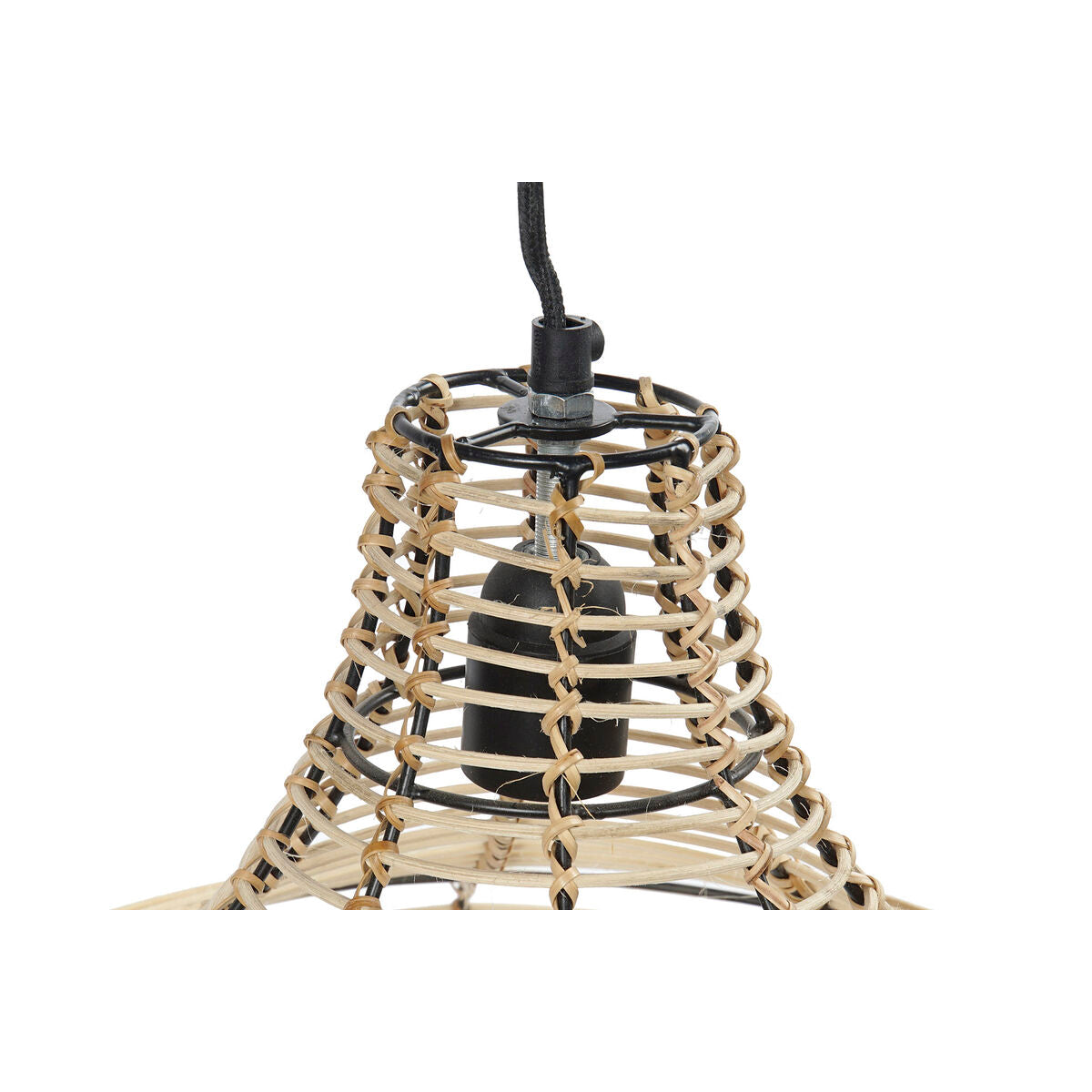 Kattovalaisin juutti 40 W E27, metallikehys, luonnonväri 45×45×36 cm kolonial