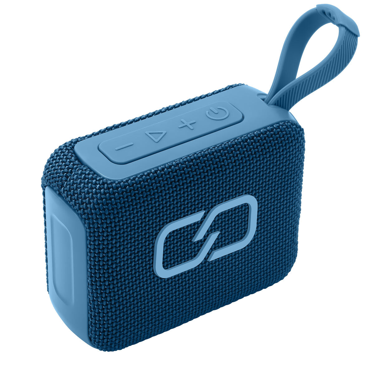 Kannettava bluetooth-kaiutin 5 W, TWS & LED, sininen, matkalle, USB MicroSD AUX