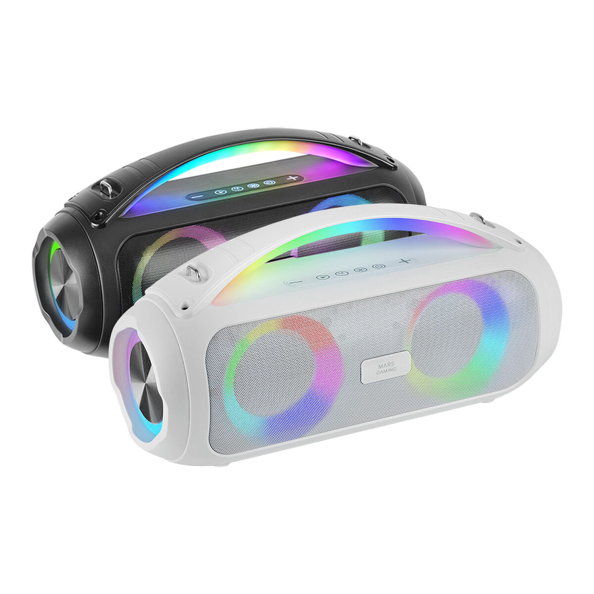 Kannettava Bluetooth-kaiutin 50 W, moniväriset LED-valot, 5000 mAh, pelaajille – kannettava kaiutin bilekaiutin – kuva 2