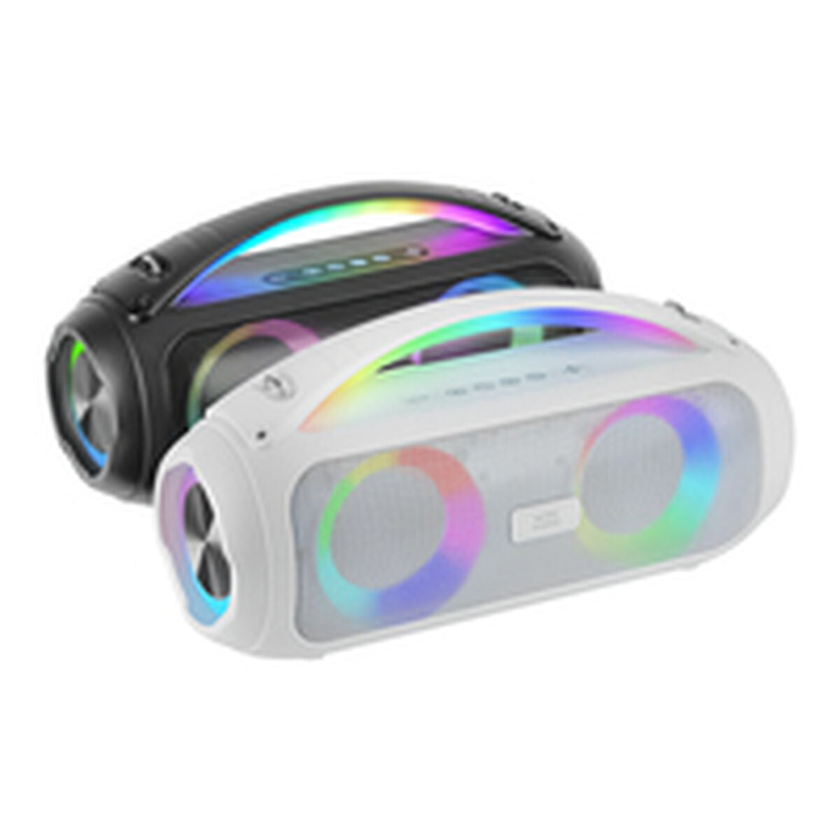 Kannettava Bluetooth-kaiutin 50 W, moniväriset LED-valot, 5000 mAh, pelaajille – Bluetooth-kaiutin pelikaiutin – kuva 9